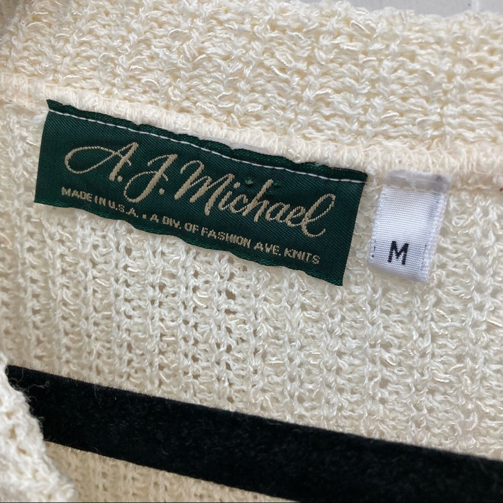 A.J. Michael Sweater Vintage M - Picture 6 of 7
